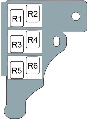 Bloc relais plan